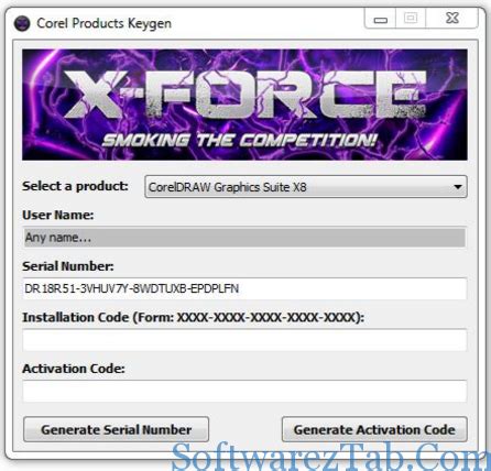 corel graphics suite x5 serial number